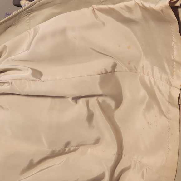 Vintage Leather Fur Trim Coat - Picture 10 of 11